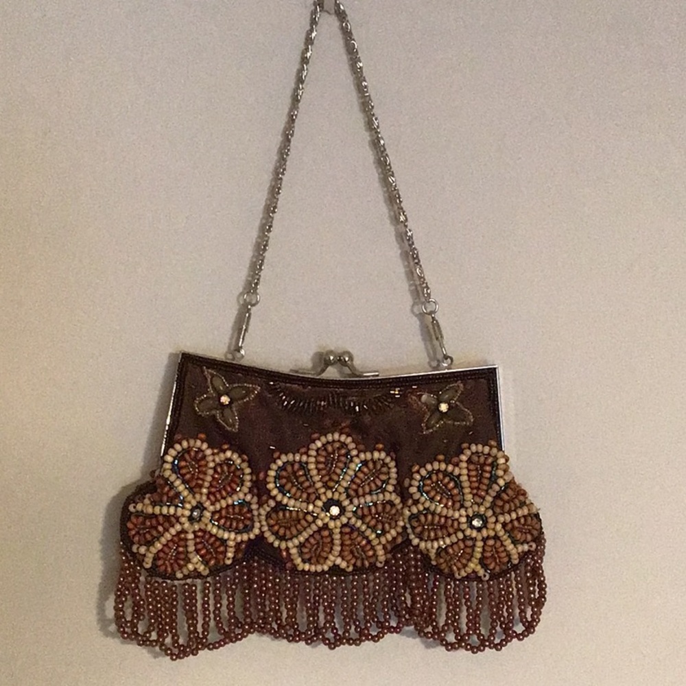 BEADED PURSE